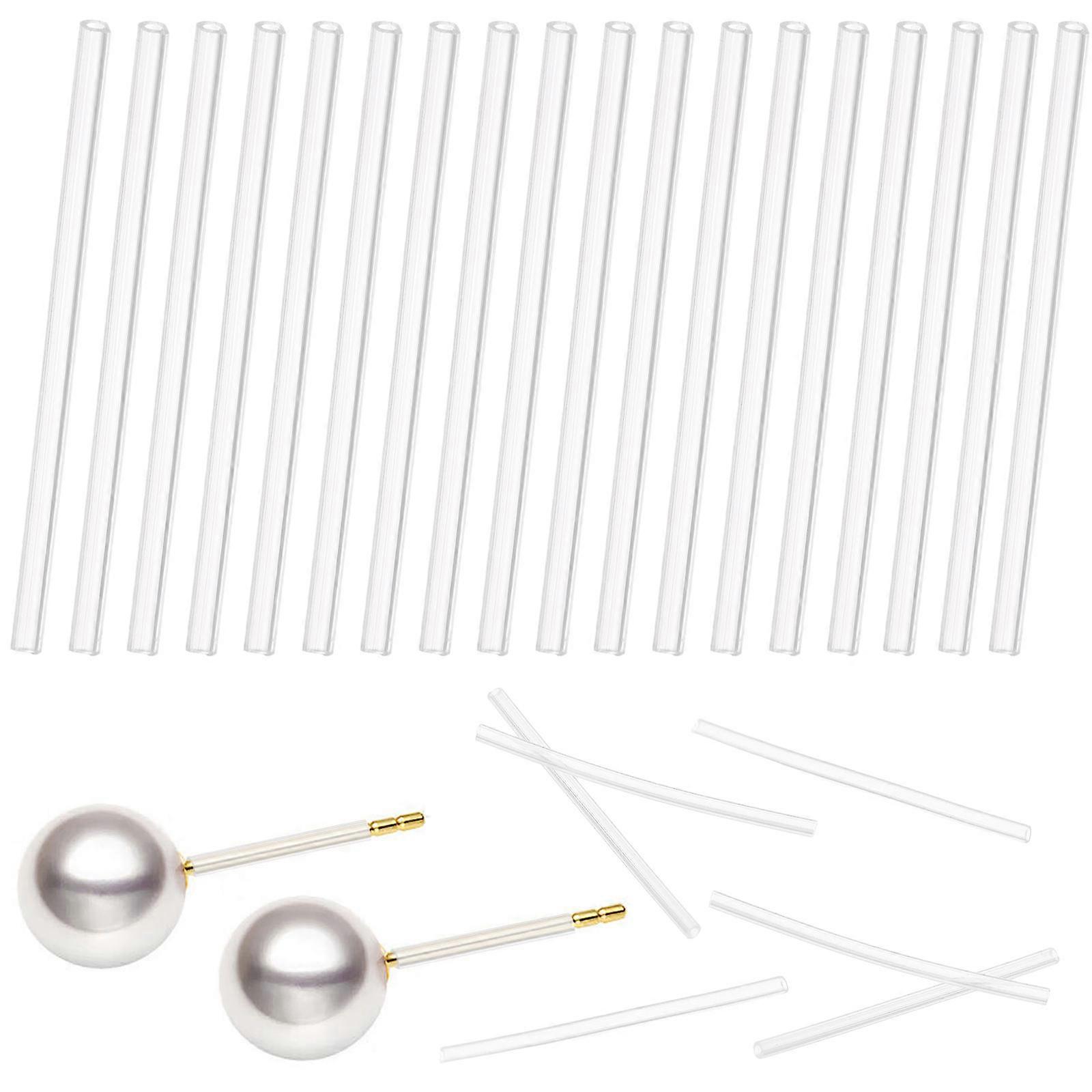 50pcs Anti-sensitive Earring Protector Earring Sleeves for Sensitive Ears