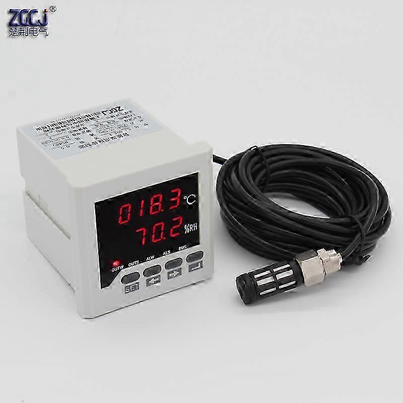 Digital Temperature and Humidity Controller with IP55 Waterproof Sensor