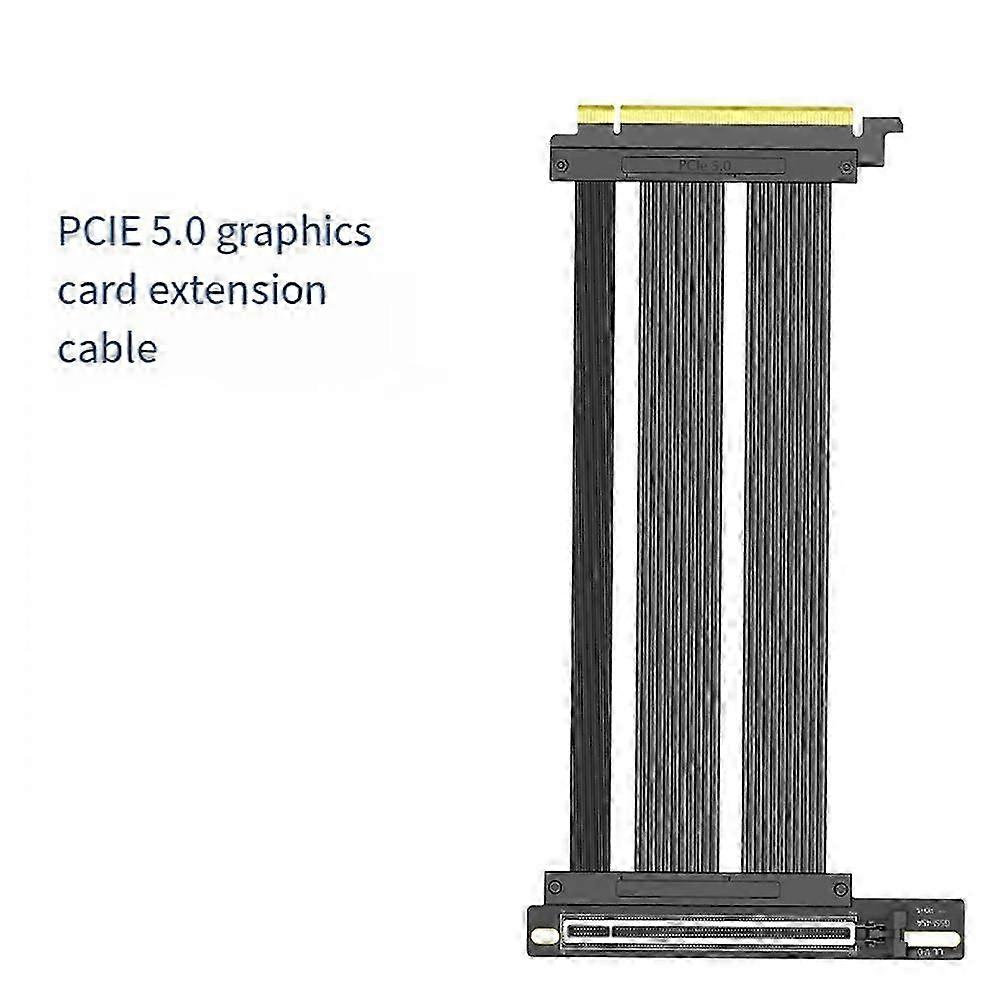 PCIe 5.0 Riser Cable GPU Vertical Mount Extension Cable Compatible with PCIE 4.0/3.0 compatible with RTX5090/RX8900 GPU