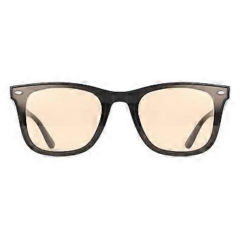 Ray-Ban RB4391D Asian Fit 601/93 Full Rim Black Unisex Wayfarer Sunglasses UV1 Original