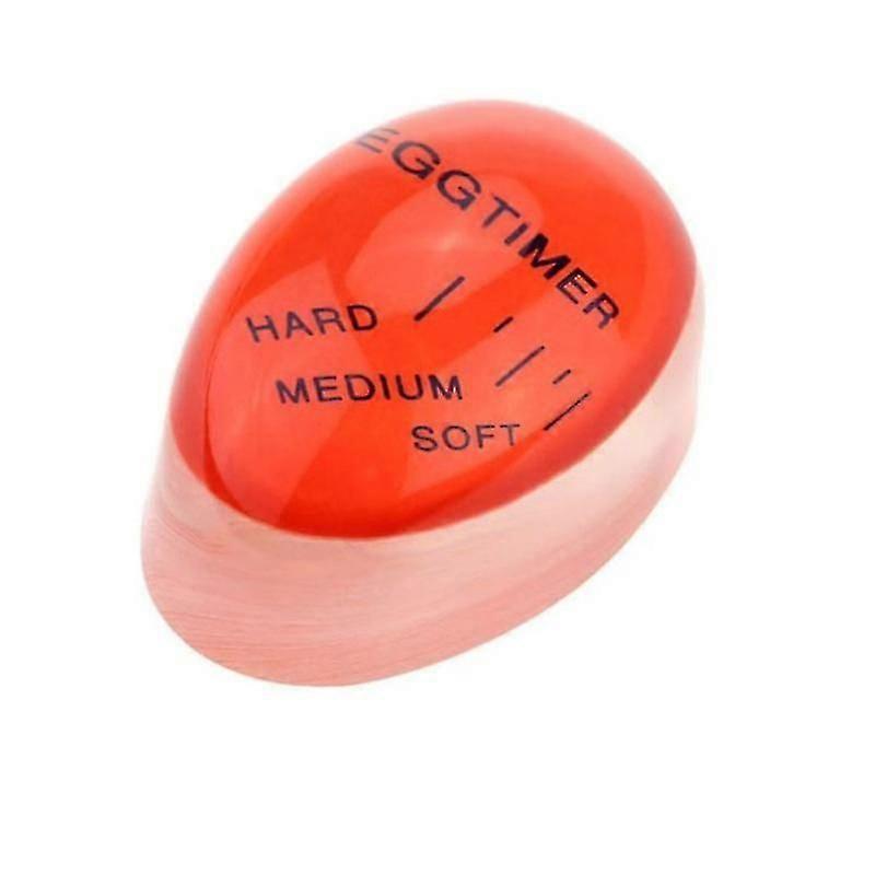 3-piece Egg Timer Set, Egg Timer Hot Egg Timer Soft, Medium Or Hard Discolored Egg Timer For Kitchen And Home Dining (red)