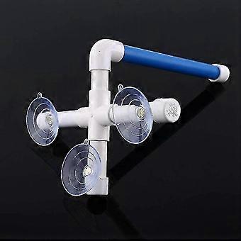 Vogel Zitstokken, PapegaaiBaars Douche Baars Papegaai Douche Vogel Zitstokken Papegaai Budgie Zuignap Opvouwbaar Raam Douche Bad