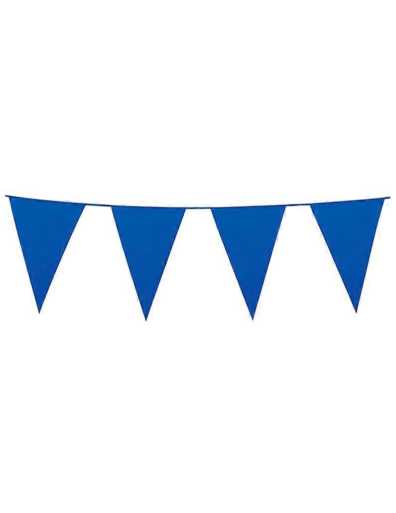 10m blue bunting garland
