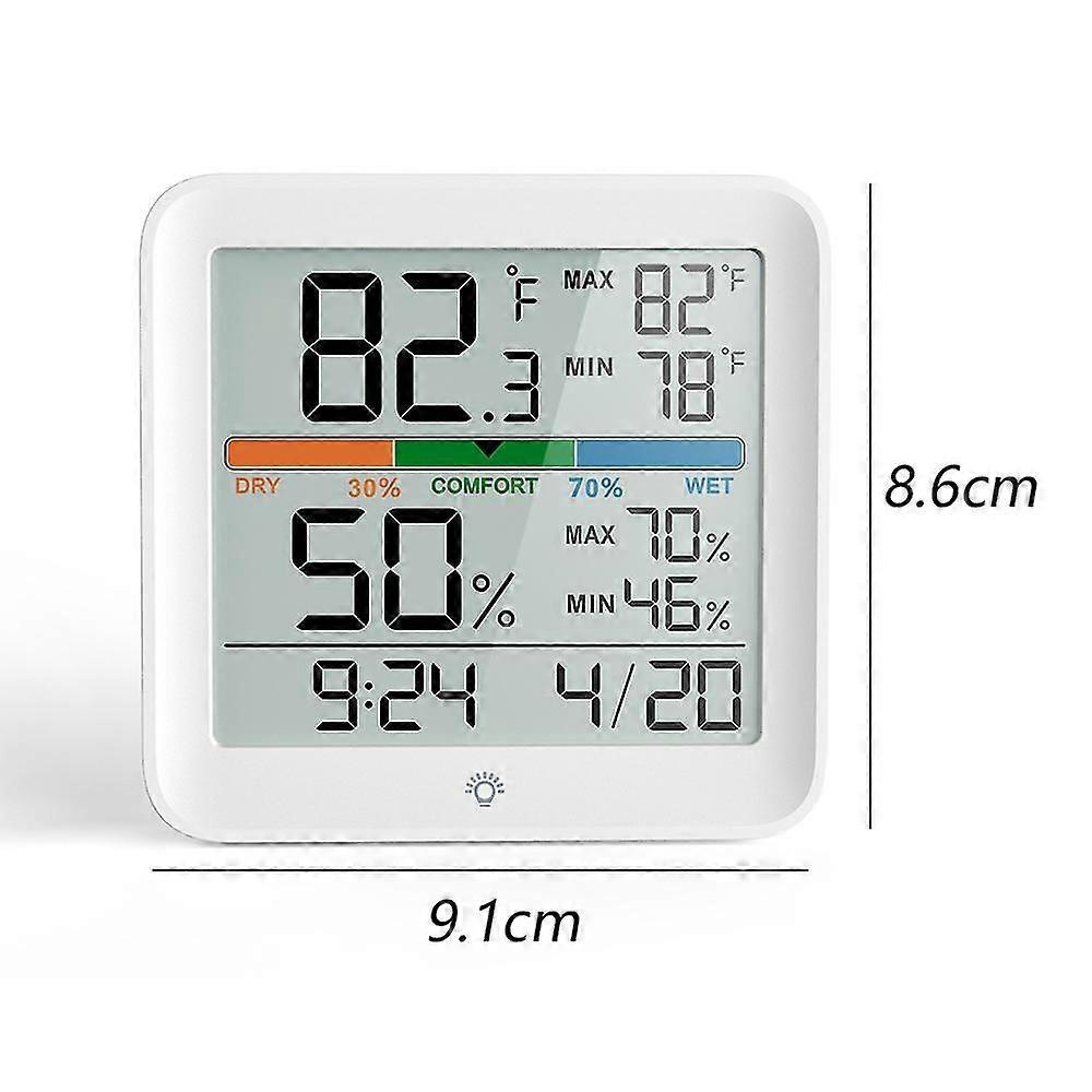 Large Screen Hygrometer, Color Screen Temperature And Humidity Clock, Multi-function Digital Electronic Clock NEW