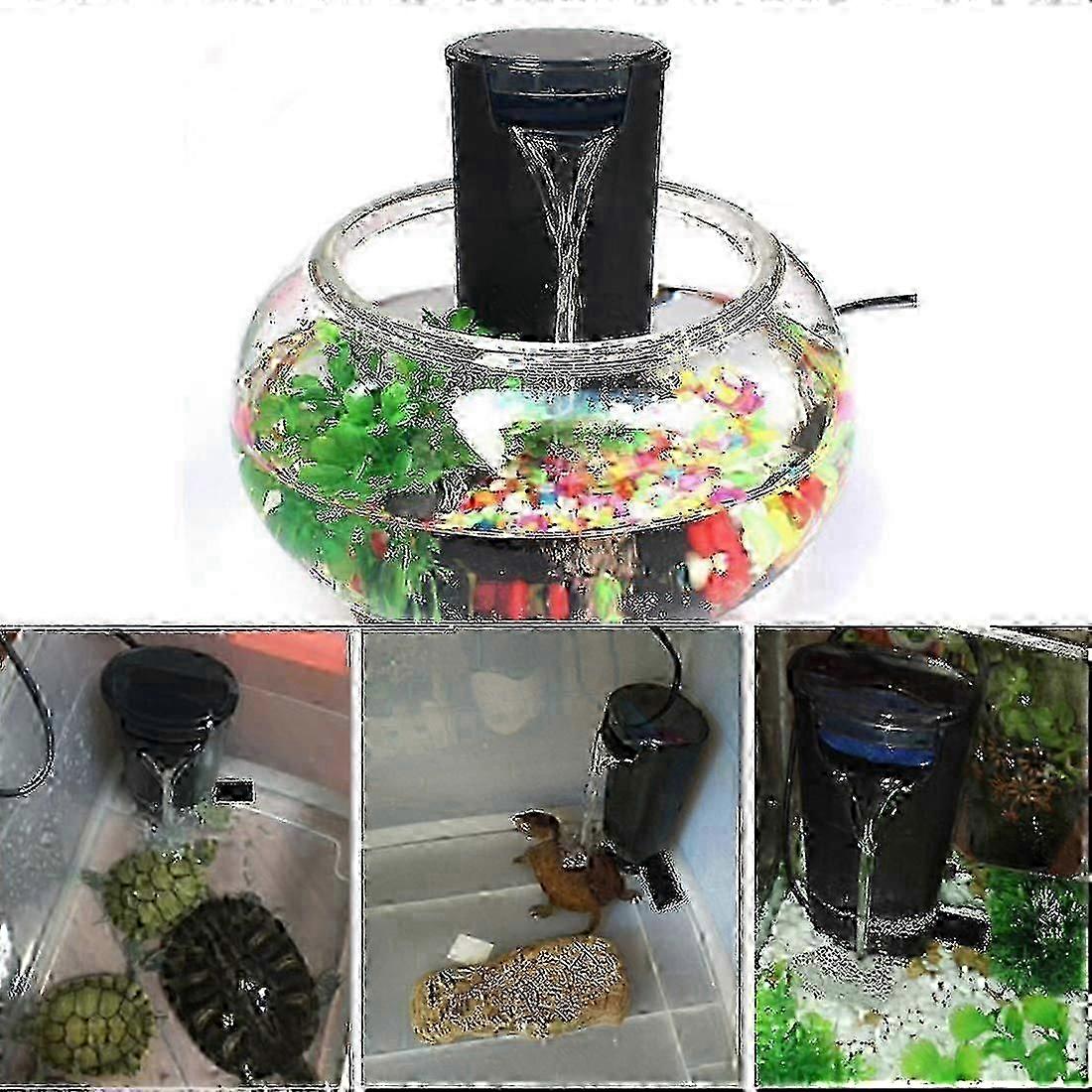 Aquarium Turtle Filter For Reptiles Tank Low Level Waterfall Filter