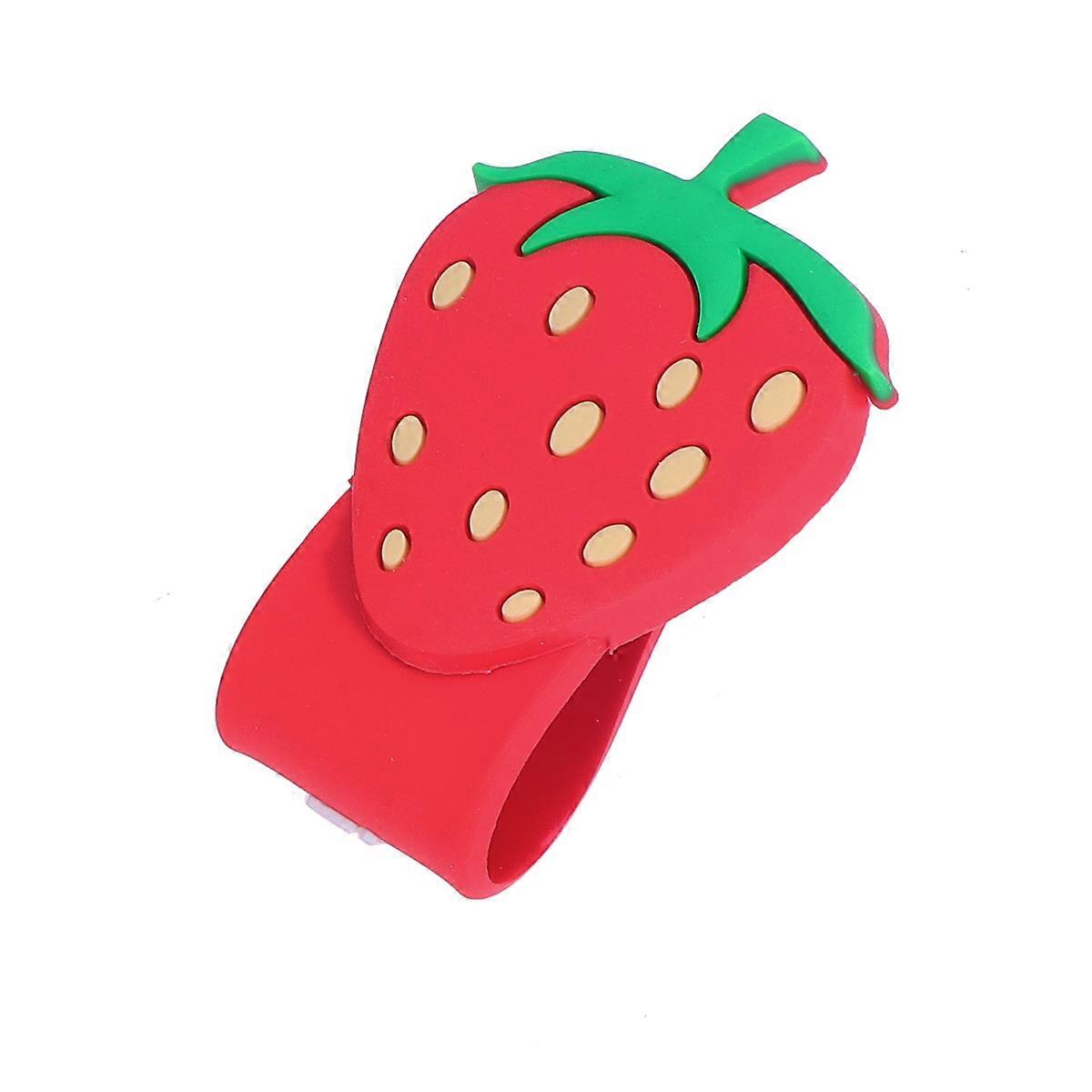 Data Line Cable Holder Organizer for Practical Use Red Silicone