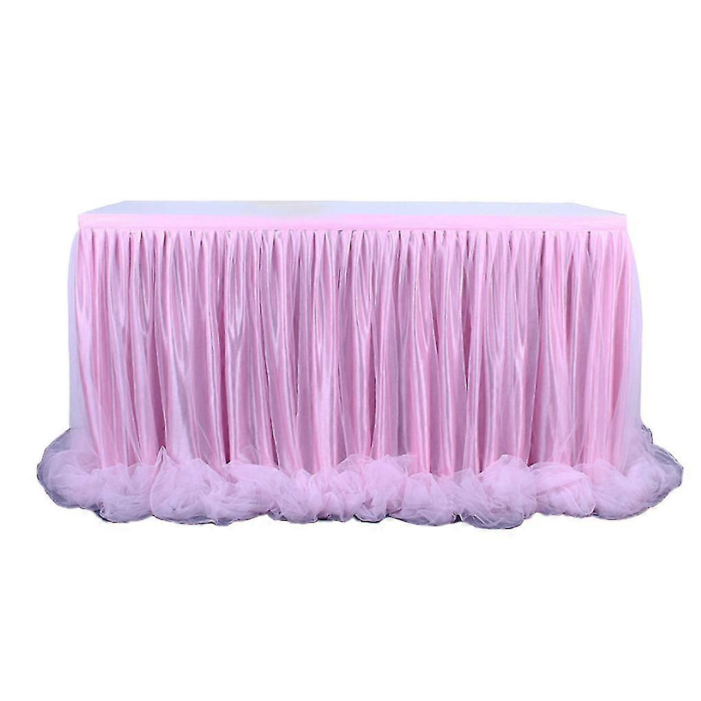 Tutu Table Skirt Champagne Elegant