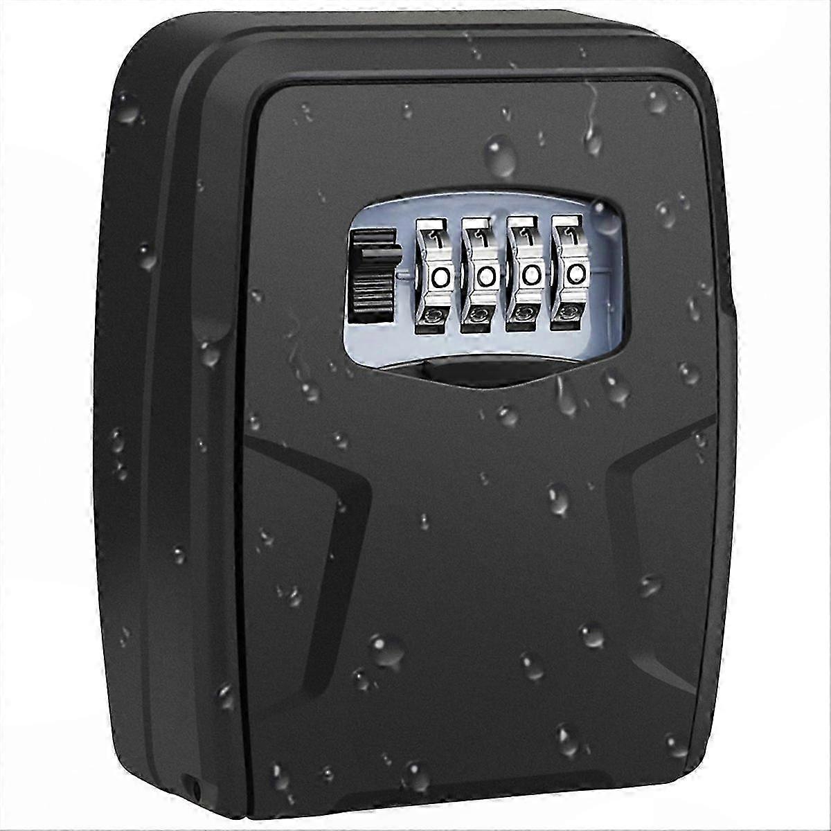 Secure Portable Key Storage, Large Key Lock Box with Code for House Keys