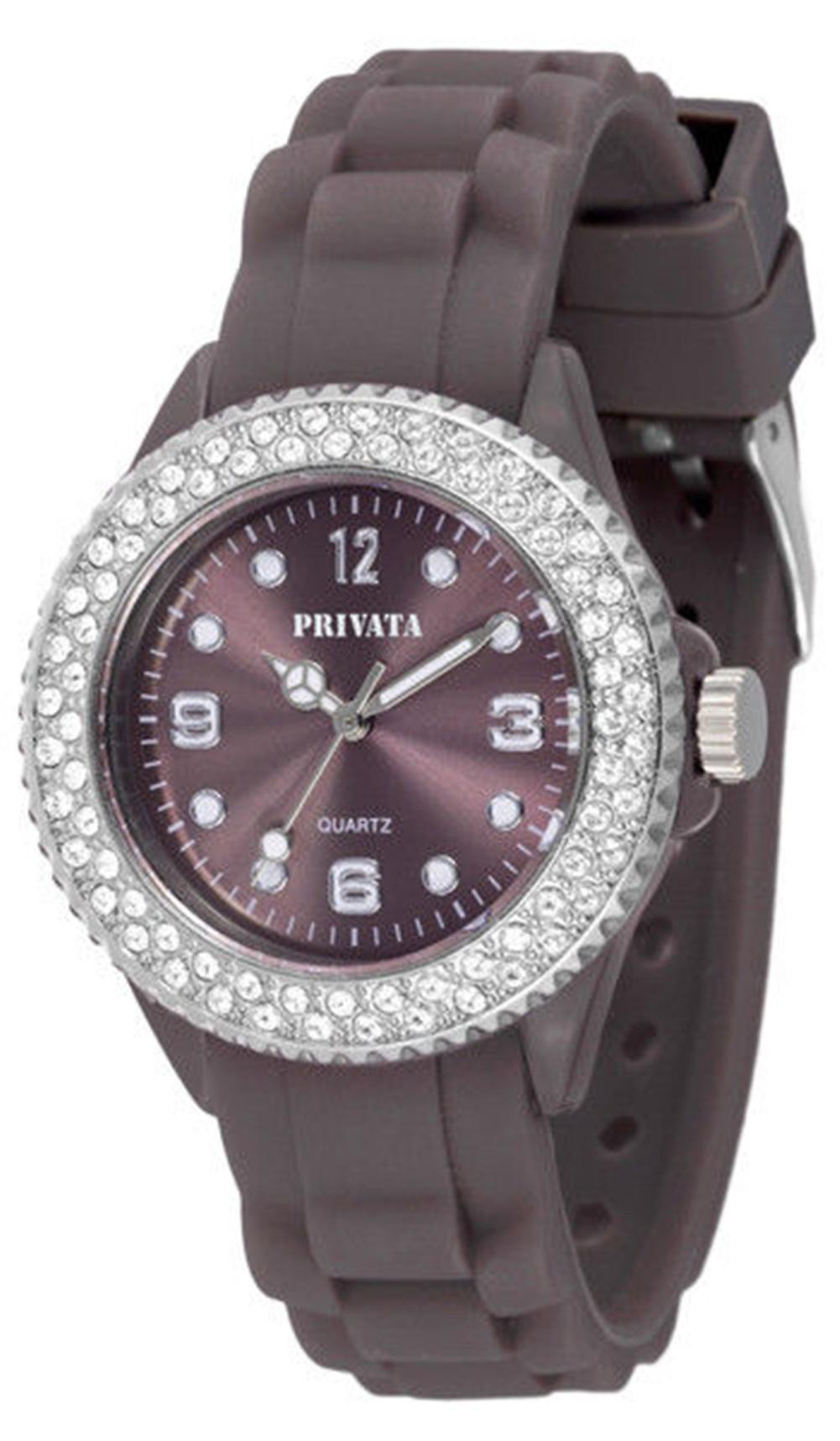 Privata Watch for Unisex Analog Quartz with Silicone Bracelet RE01PV00D