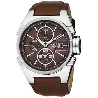 Pulsar bilbao Quartz Analog Man Watch with Cowhide Bracelet PF3601X