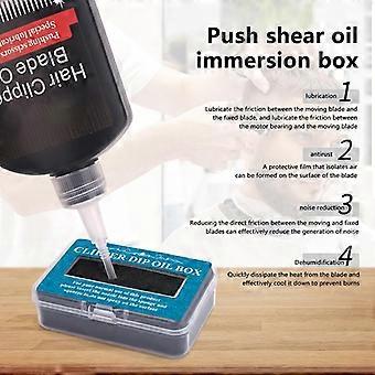 Lubricating Clipper Oil Box For Hair Blade Oil Blade Rust Prevention Protection Repair Electric Push Barbershop Oil Storage Box