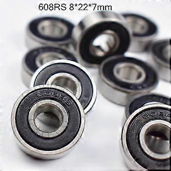Bearing 10pcs 608RS 8*22*7(mm)  chrome steel Rubber Sealed High speed Mechanical equipment parts