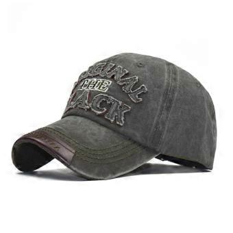 Vintage Baseball Cap Washed Denim Adjustable Distressed Trucker Hat Retro Snapback Dad Hat