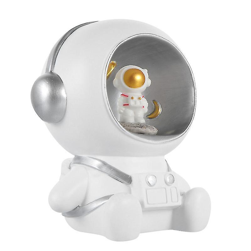 16X16.5x12cm White Piggy Banks & Money Jars Decorative Money Box Lovely Saving Jar Astronaut Piggy B