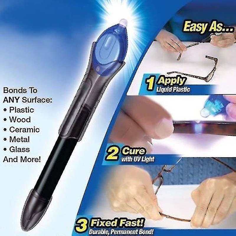 Super Power 5 Second Fix Uv Light Repair Tool Glue Refill Liquid Plastic Welding