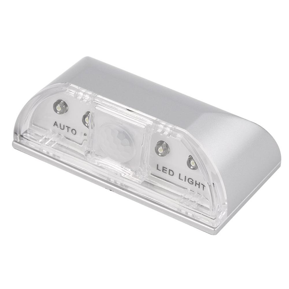 4 LED Auto PIR Sensor LED Light Home Door Wireless Motion Detection Light