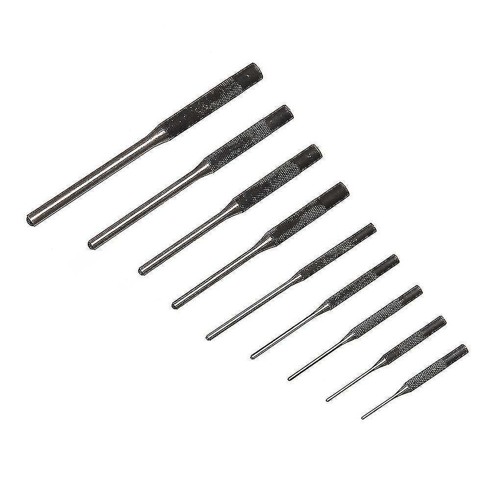 9pcs Roll Pin Punch Set Tools Kit For Building Removing Pins