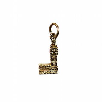9ct Gold 15x8mm Big Ben Pendant or Charm