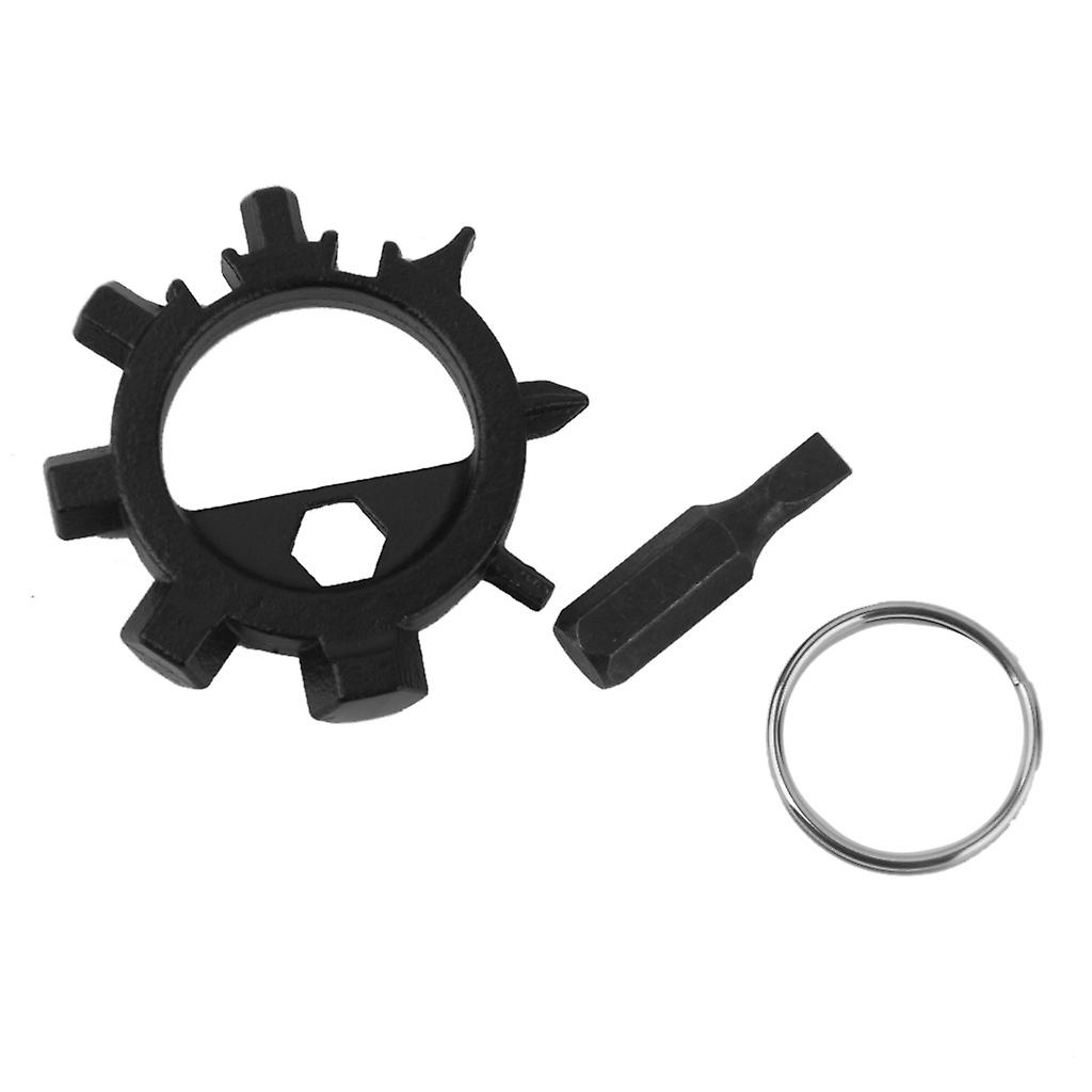 Outdoor Octopus Shape Multifunction Screwdriver Wrenches Bottle Opener Black