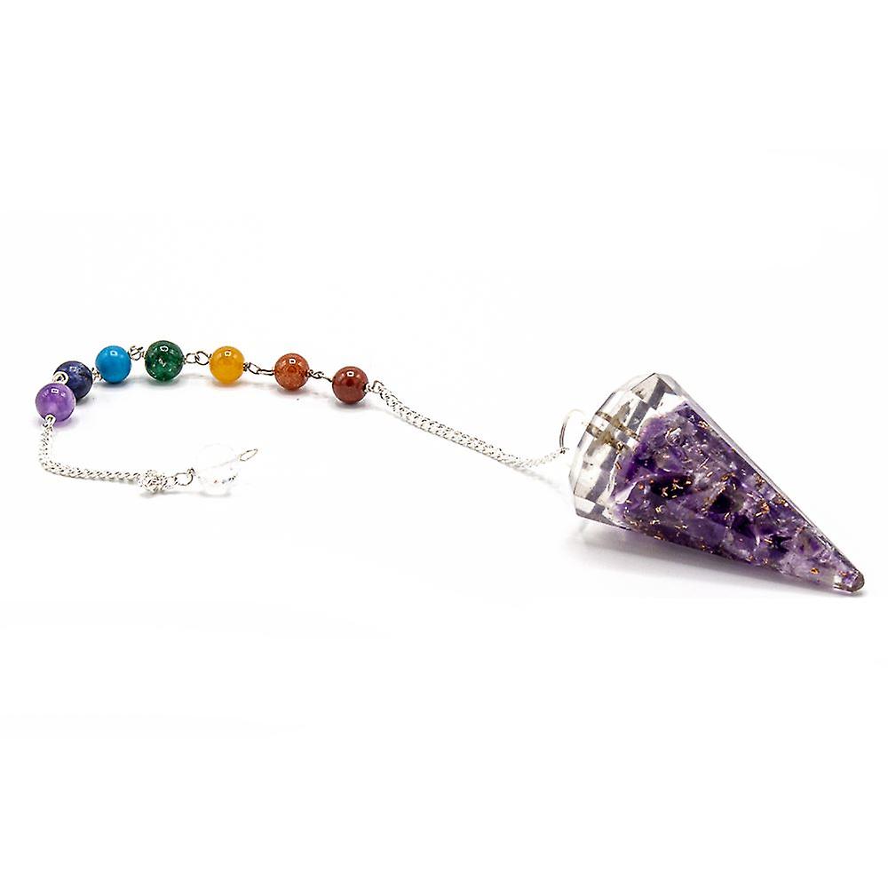 Organite Power Chakra Pendulum - Amethyst
