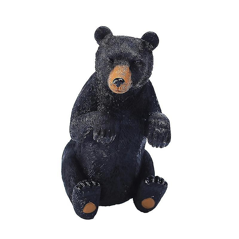 حديقة الدب الأسود قلادة في الهواء الطلق زهور الحديد الإطار وعاء الديكور هووسورمينغ هدية الراتنج الحرف اليدوية