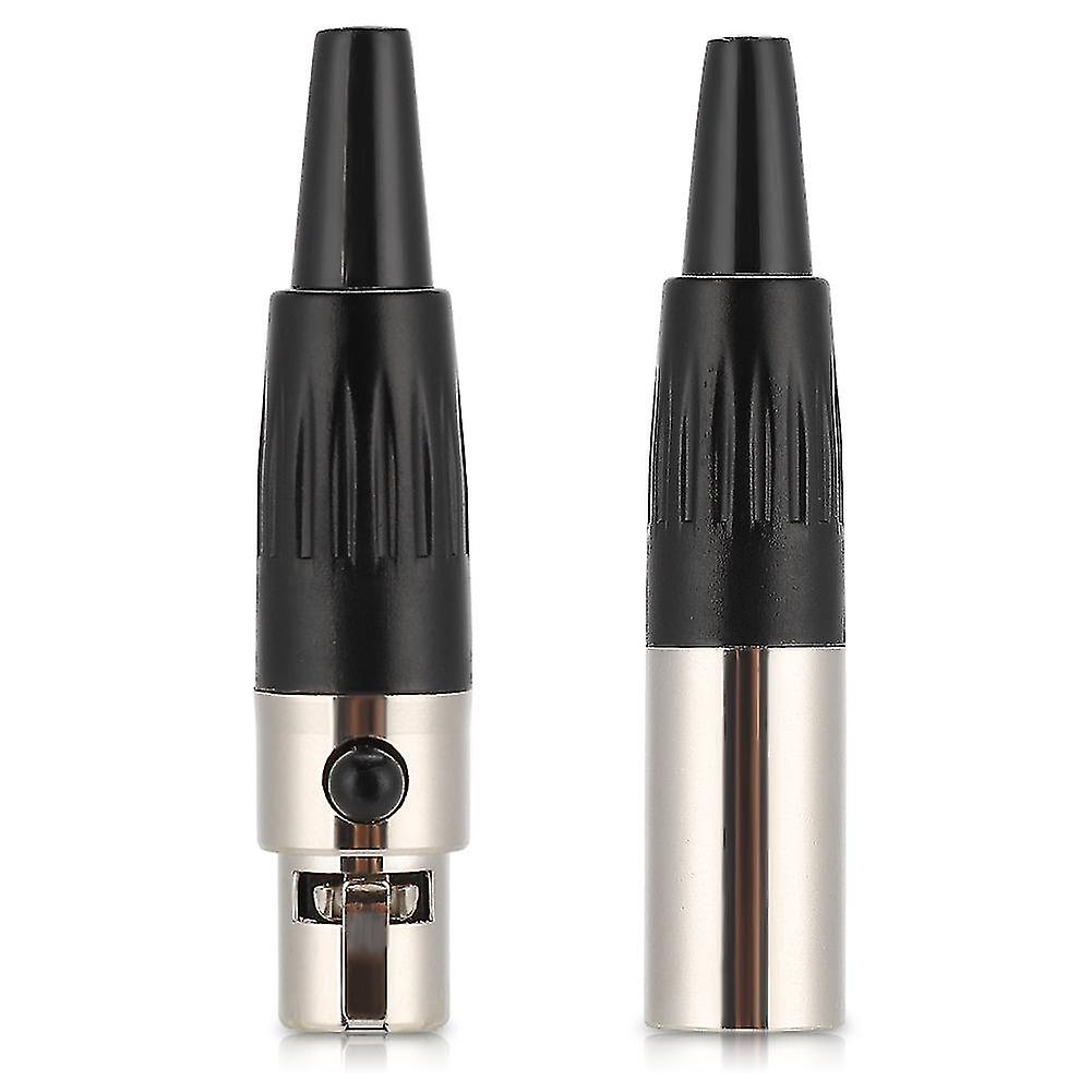 Pure Copper Casing Pins 3 Core MINI XLR Connector for DIY o Cable Welding