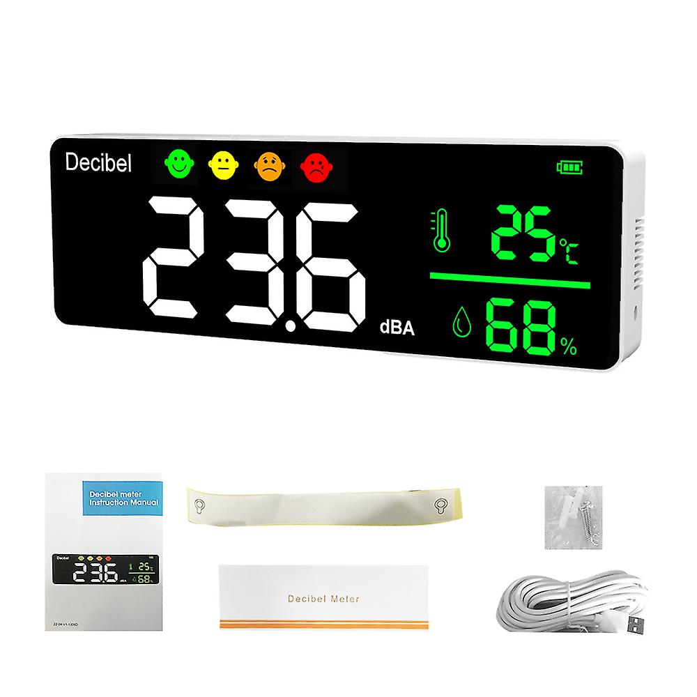 Noise Measuring Instrument Digital Decibel Sound Meter Temperature Meter
