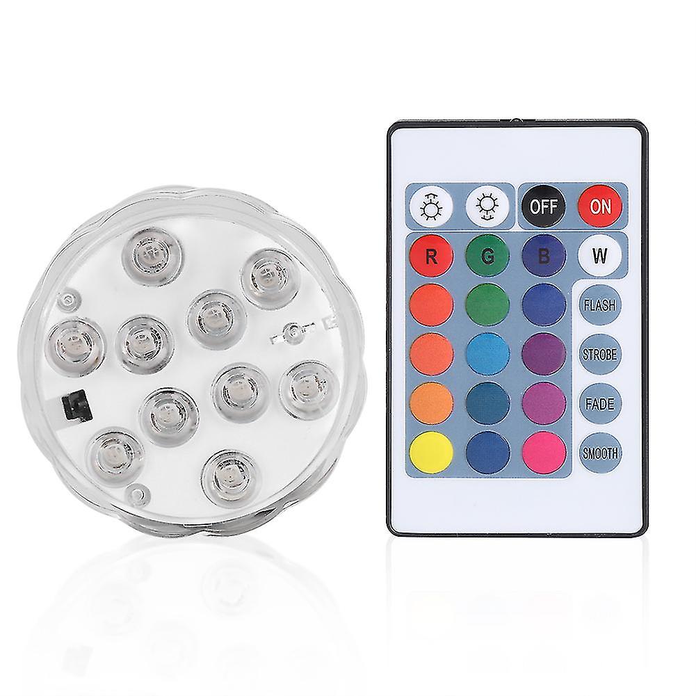 Waterproof Remote Control LED Light for Aquarium, Submersible Color Changing Fish Tank Decor with Multi-Color Settings