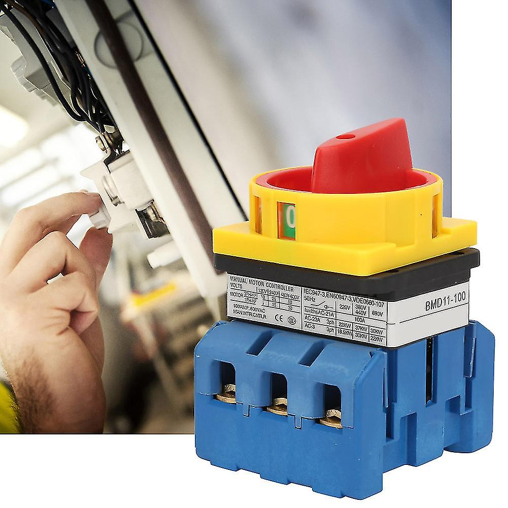 80A/100A Load Circuit Breaker Switch 3-Pole 2-Position Rotary Cam On ...