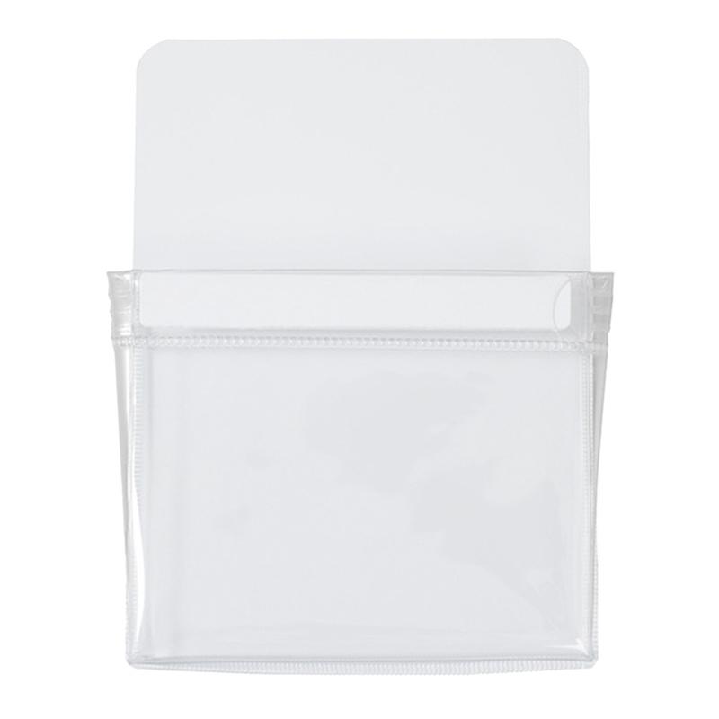 Magnetic Storage Bag Clear  Refrigerator Microwave Side Storage Container Organizer Holder