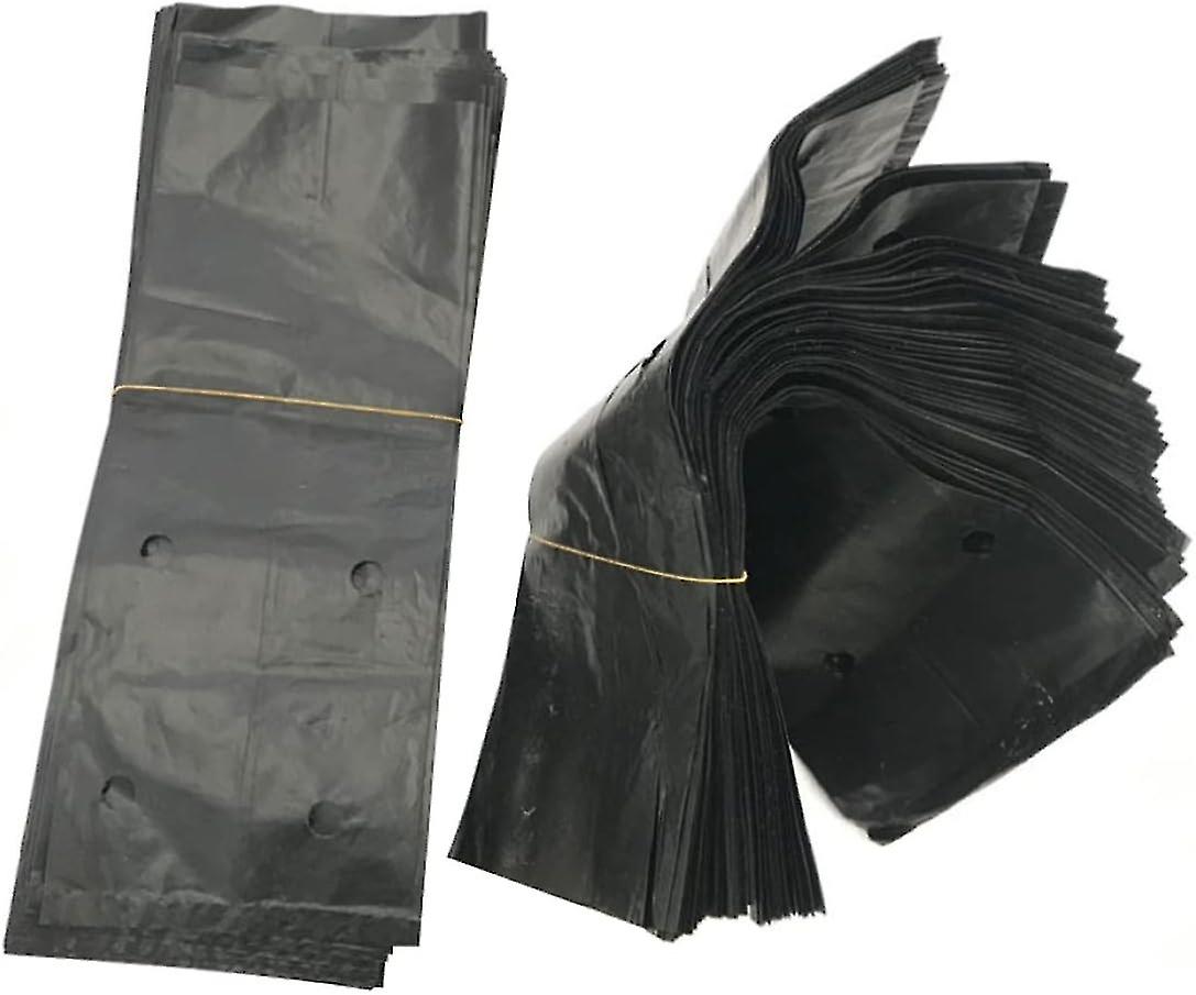 كيس الشتلات ، أكياس الحضانة البلاستيكية ، كيس الشتلات حقيبة حضانة بلاستيكية كيس نمو النبات 200 قطعة SX