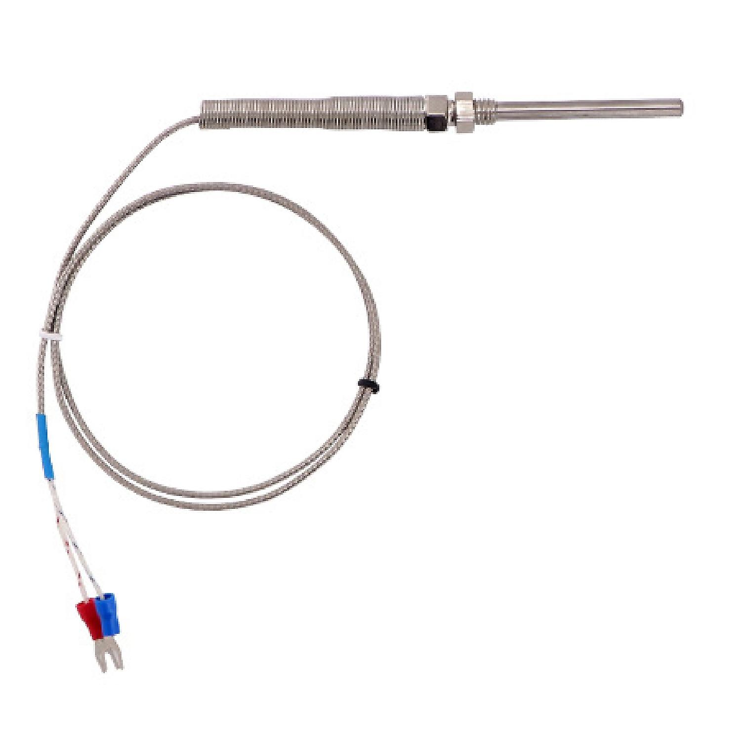 1/2/3/4/5m 50mm Probe K-Type Thermocouple Temperature Sensor Meter M8 Thread