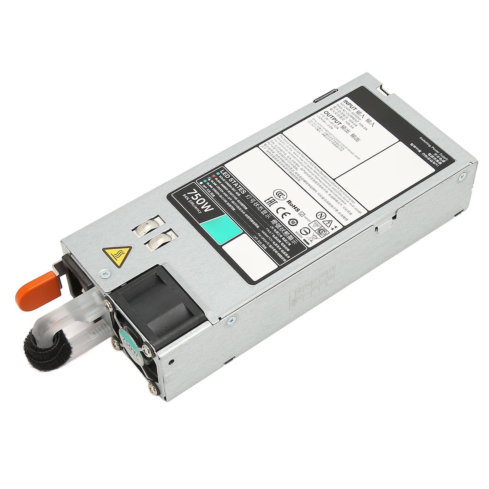 D750E S6 Server Power Supply 750W EPP Power Supply for DELL R530 R630 R730 R730XD R540 R640 R740 R40XD 100‑240V
