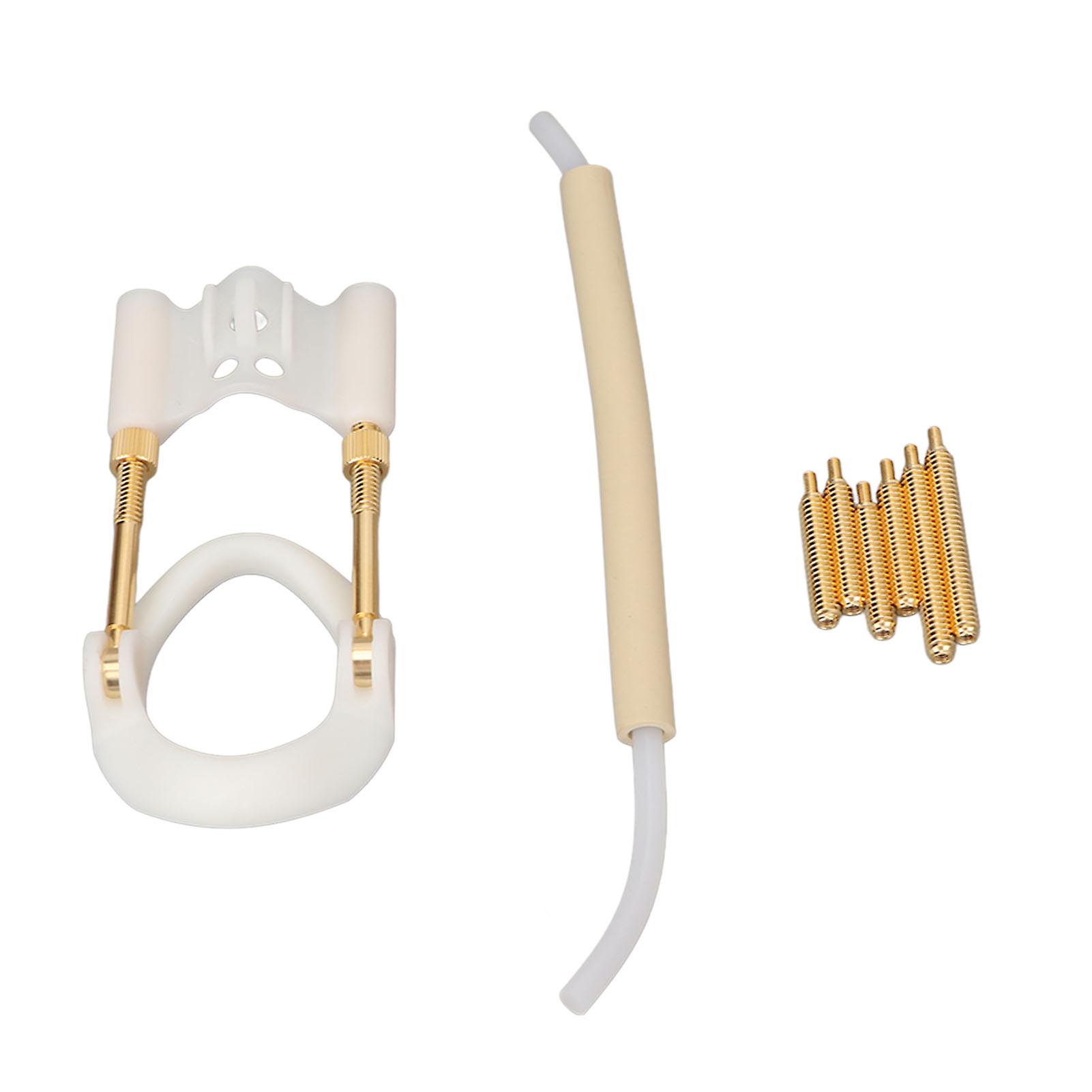 Men Bracket Stretcher Tool Adjust Size Easy Detachable Strength Training Device White Gold