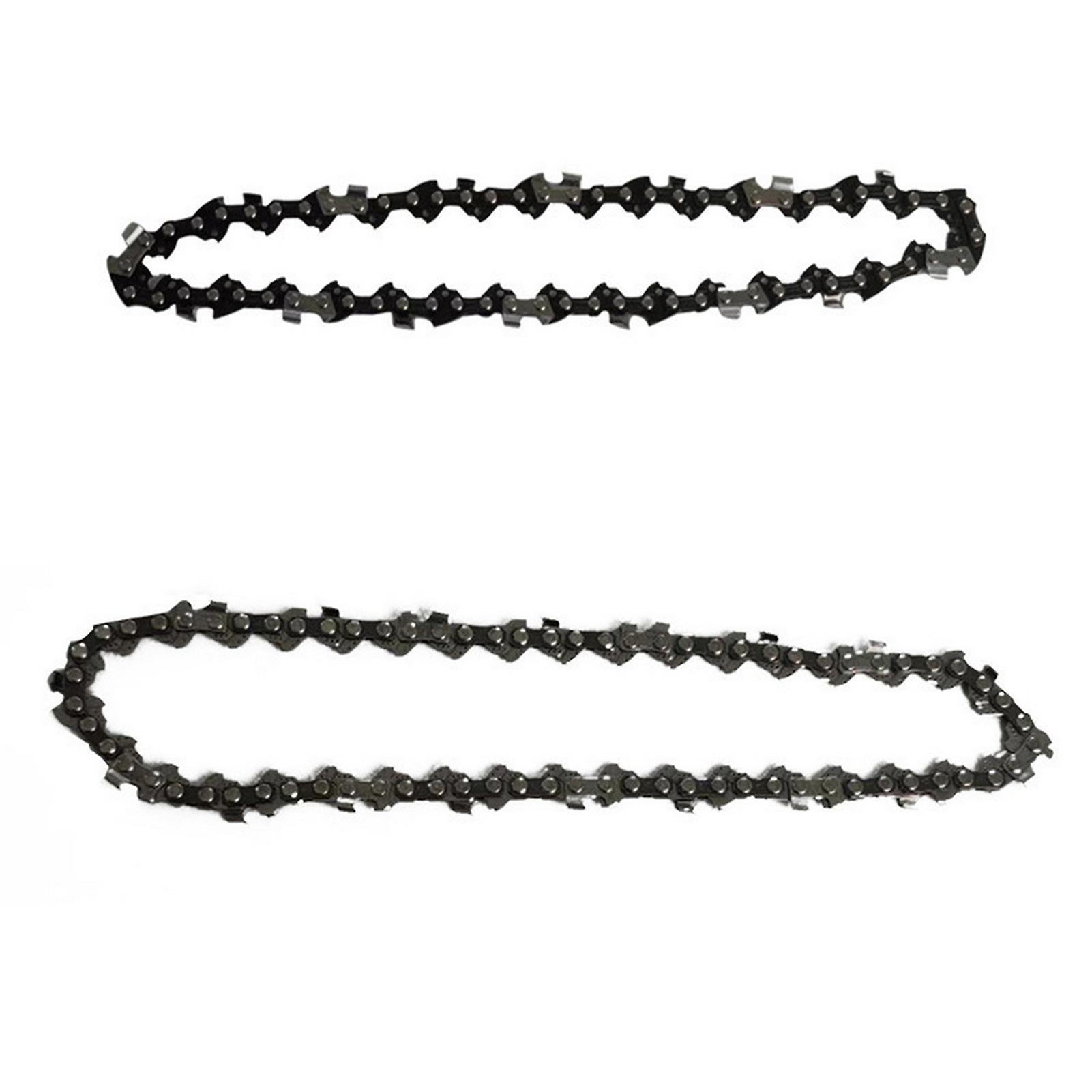Mini Chainsaw Chain Replacement 2pcs 4" 6" Alloy Saw Chain for Electric Chainsaw