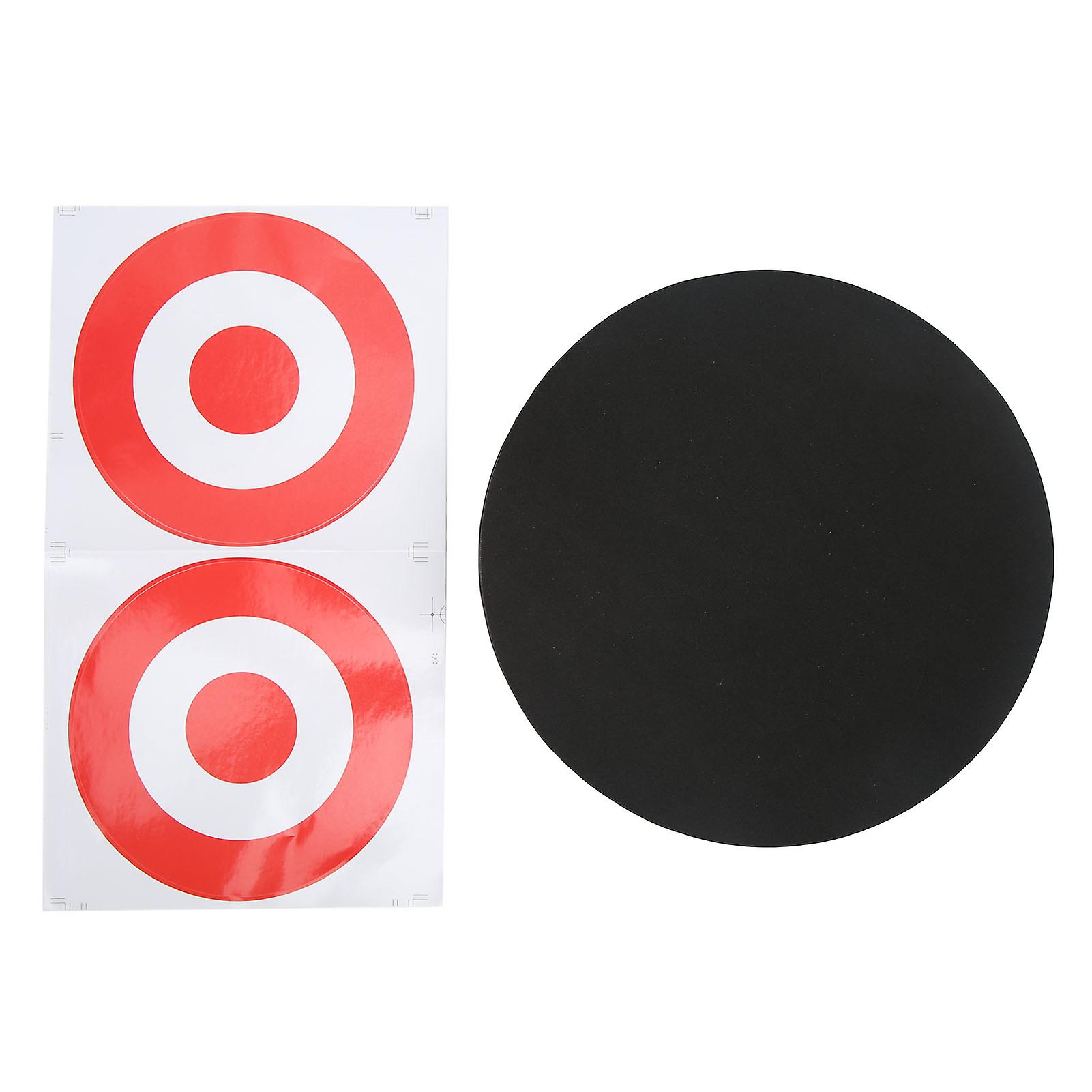 EVA Foam Movable Round Archery Target Practice Board for Archery Arrows Indoor Outdoor Black