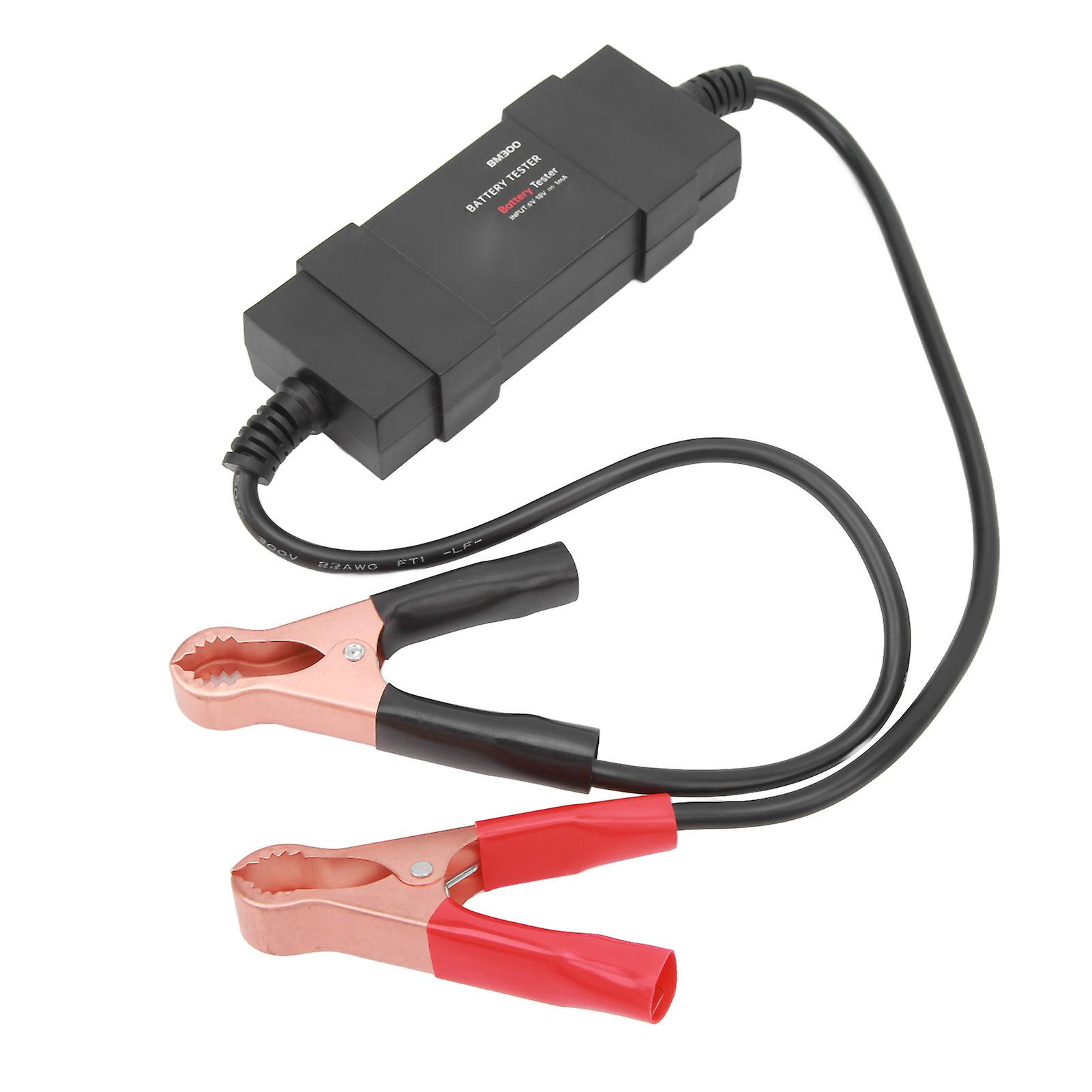 Car Battery Tester 6V to 18V Black Battery Load Tester Charging Cranking System Tester for All 12V Car Batteries 