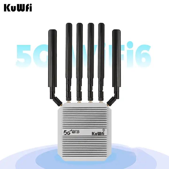 3000Mbps Kuwfi 2.5g Port Lte Wireless Sim Card Nsa/sa Enrutador 360 Wifi Coverage Outdoor 5g Router