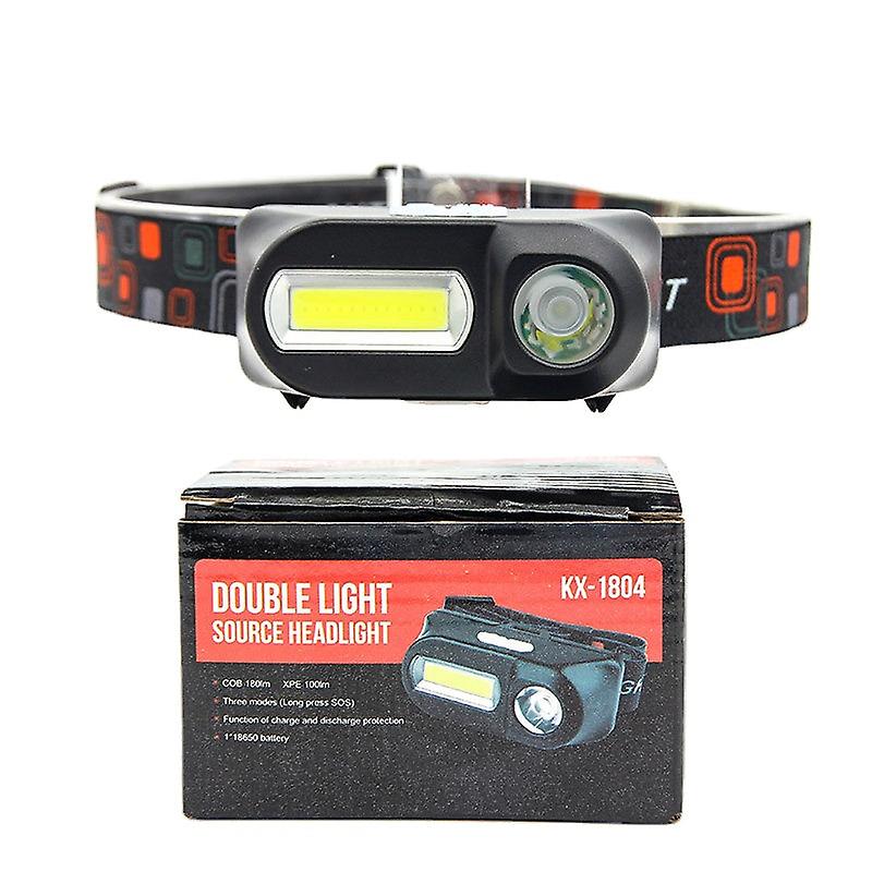 Headlamp Led Work Headlight Flashlight Usb Charging Outdoor Emergency 18650 Multi-function