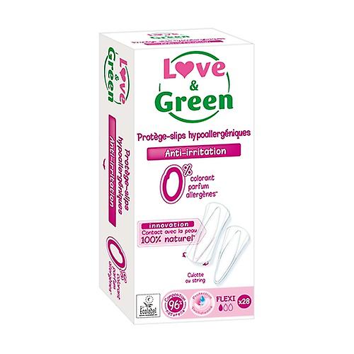 Eco-labeled & hypoallergenic "Flexi" panty liners 28 units