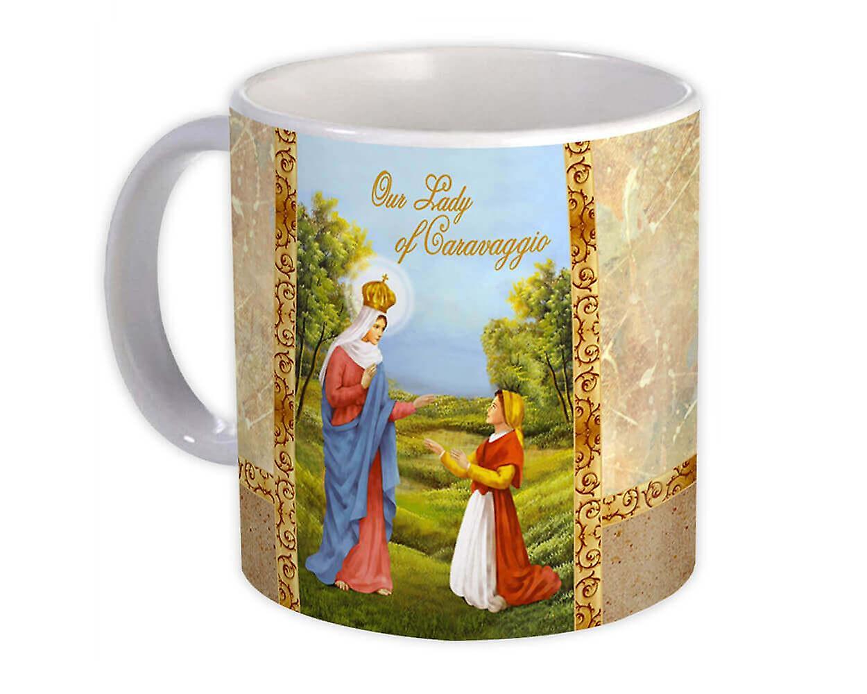 Presentmugg: Vår lady av Caravaggio katolik