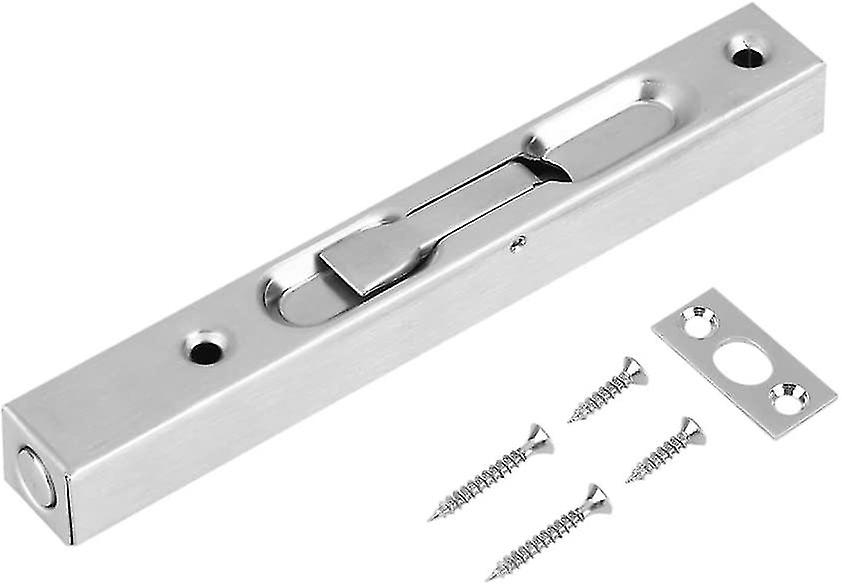 ドアラッチボルト304ステンレススチールドアフラッシュロックセキュリティレバーアクションゲートラッチボルト