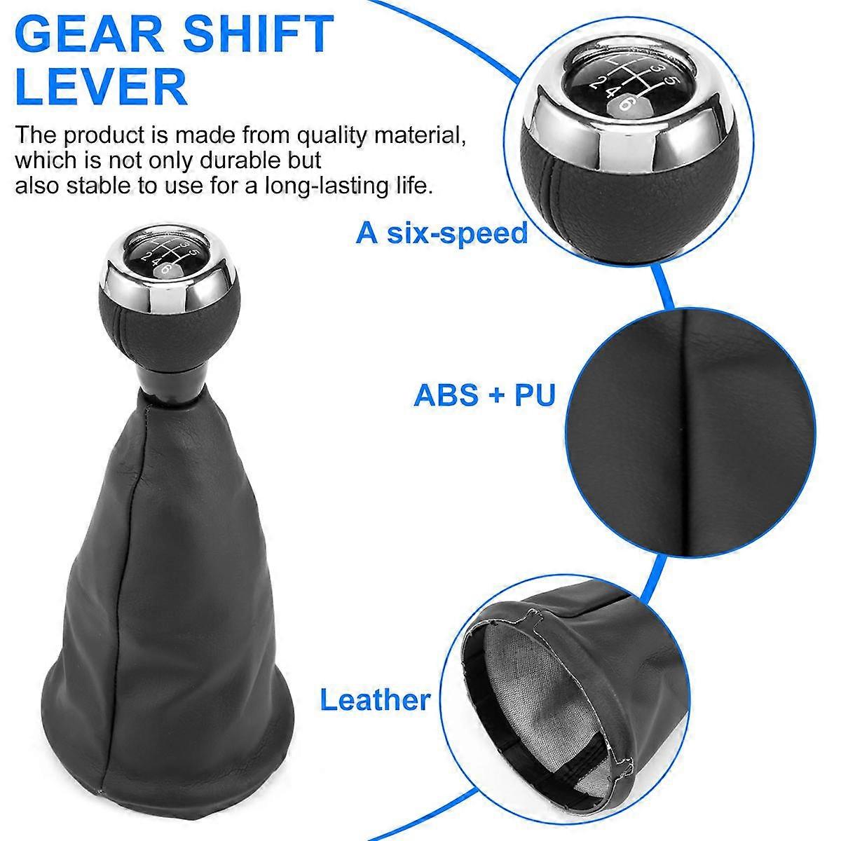 Car 6-Speed Manual Gear Shift Shift Knob Dust Cover for R55 R56 R57 R58 R59 R60 R61