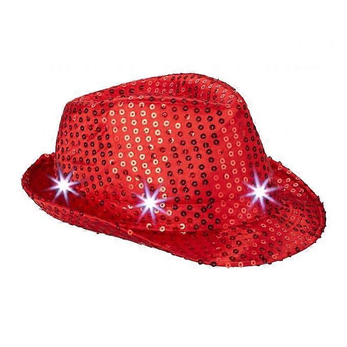 LED-Hut mit Pailletten
