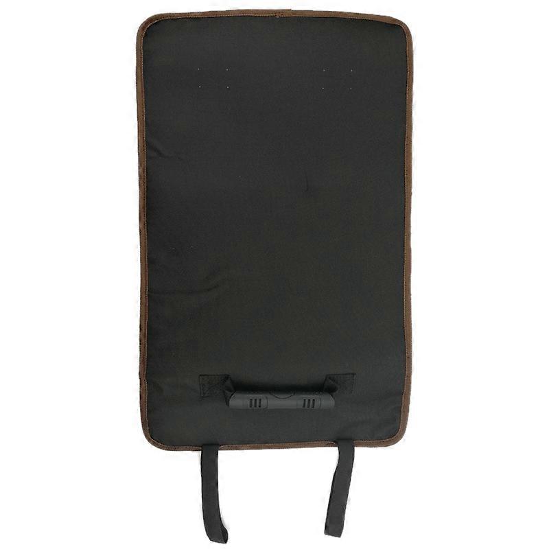 Rolling Tool Bag Large Capacity Polyester Multiple Pockets with Zipper for Storage Carrying