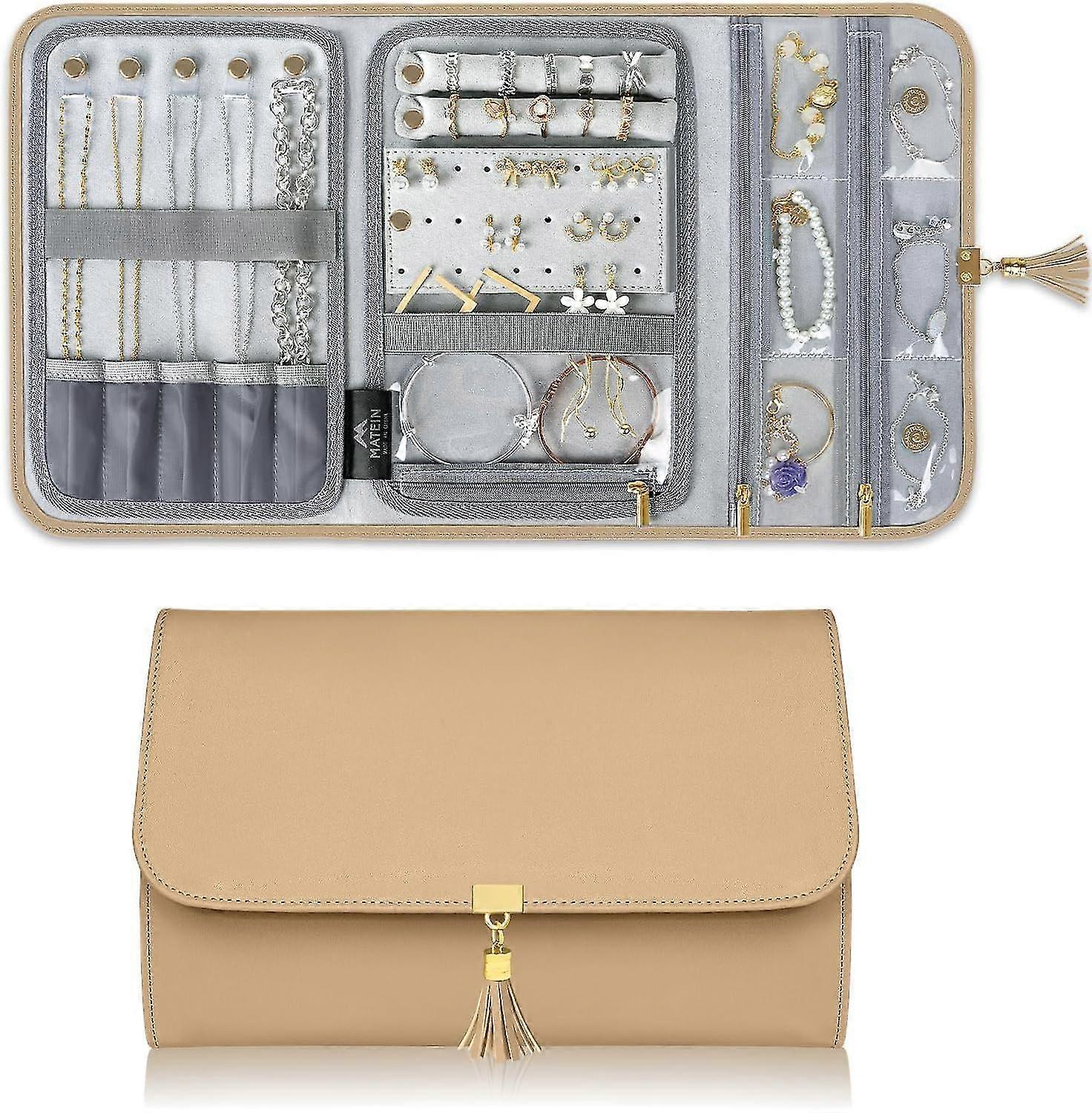 Ékszer utazásszervező nőknek, vízálló, könnyű ékszertoktartó nyakláncokhoz, gyűrűkhöz, fülbevalókhoz, karkötőkhöz