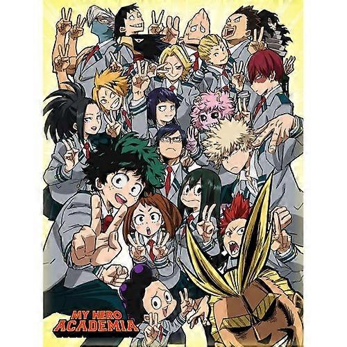 My Hero Academia School Class Selfie Canvas Print