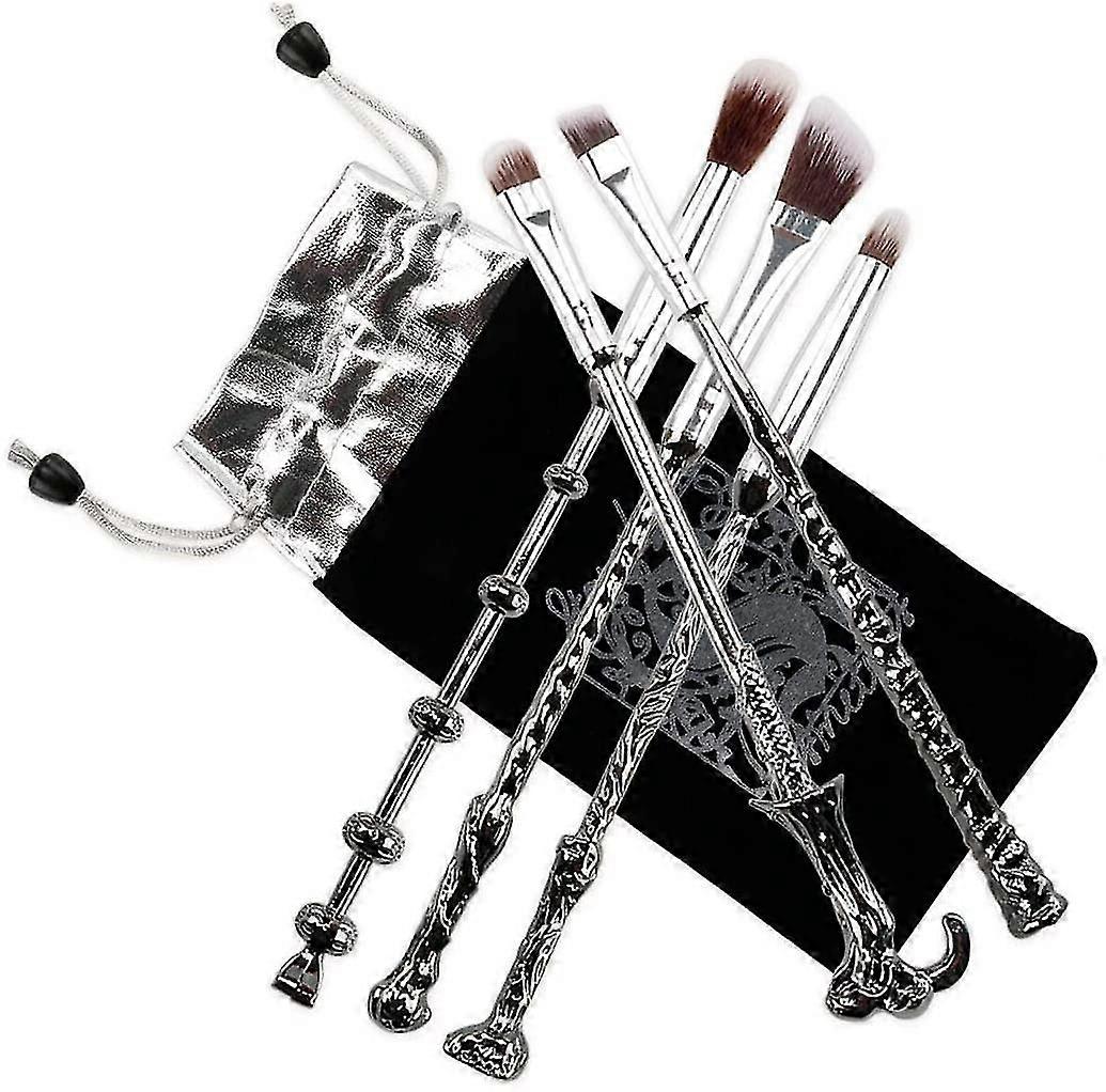 Makeup Brush,Harry potter Magic Wand Gift Set 5 Pieces