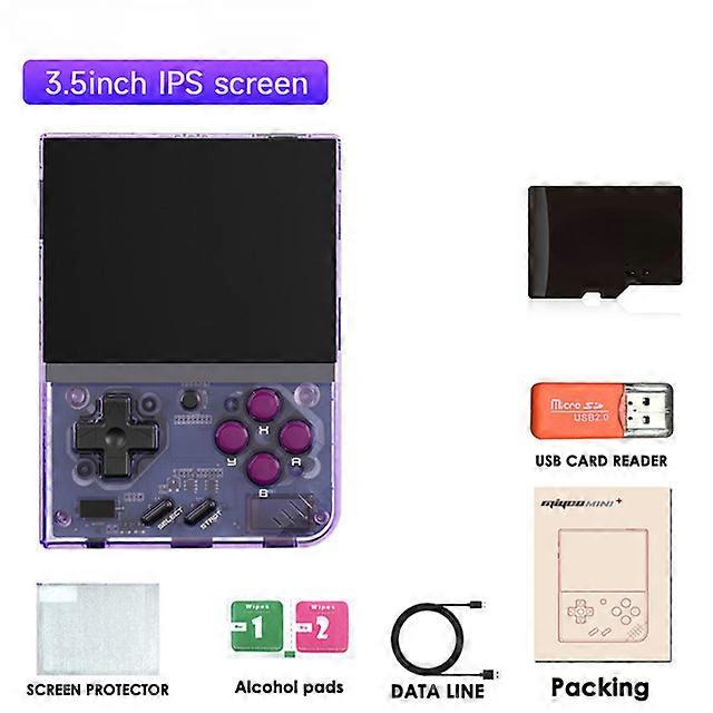 Miyoo Mini Plus Console de jeu portable rétro Wifi avec carte 32g/64gb 10000 jeux