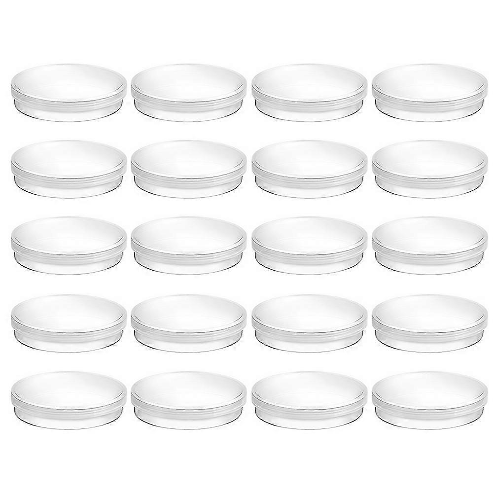 30個ペトリ皿セットプラスチックペトリ皿キッズスクールラボラトリープロジェクトパーツ